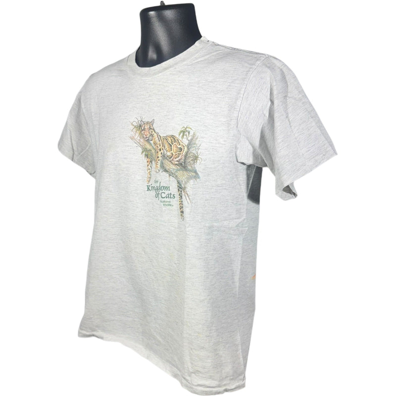 Vintage The Kingdom Of Cats Nature Tee 90s