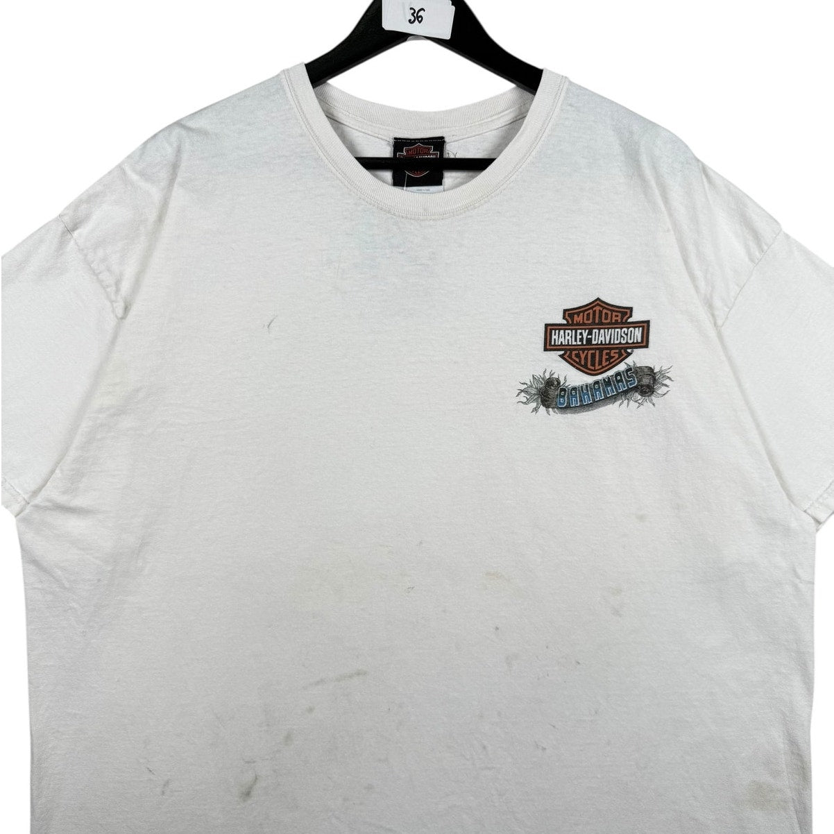 Vintage Harley Davidson Bahamas Motorcycle Graphic T-Shirt