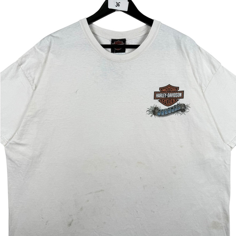 Vintage Harley Davidson Bahamas Motorcycle Graphic T-Shirt