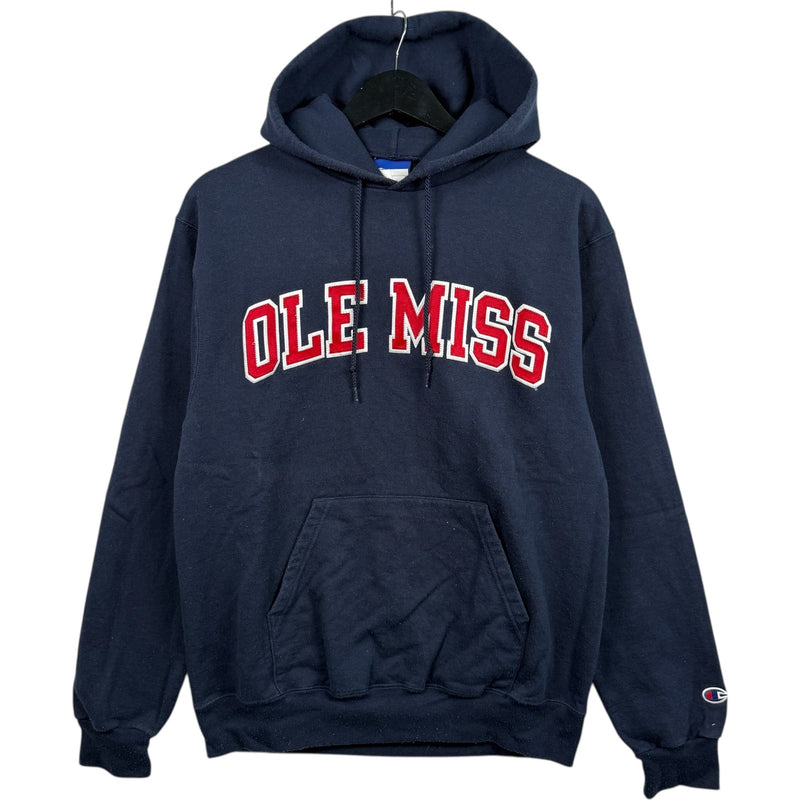 Vintage Champion University Of Mississippi Ole Miss Hoodie