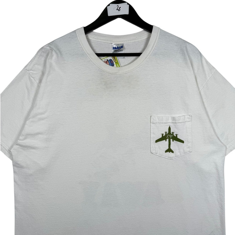 Vintage Military Bombs Away Pocket T-Shirt