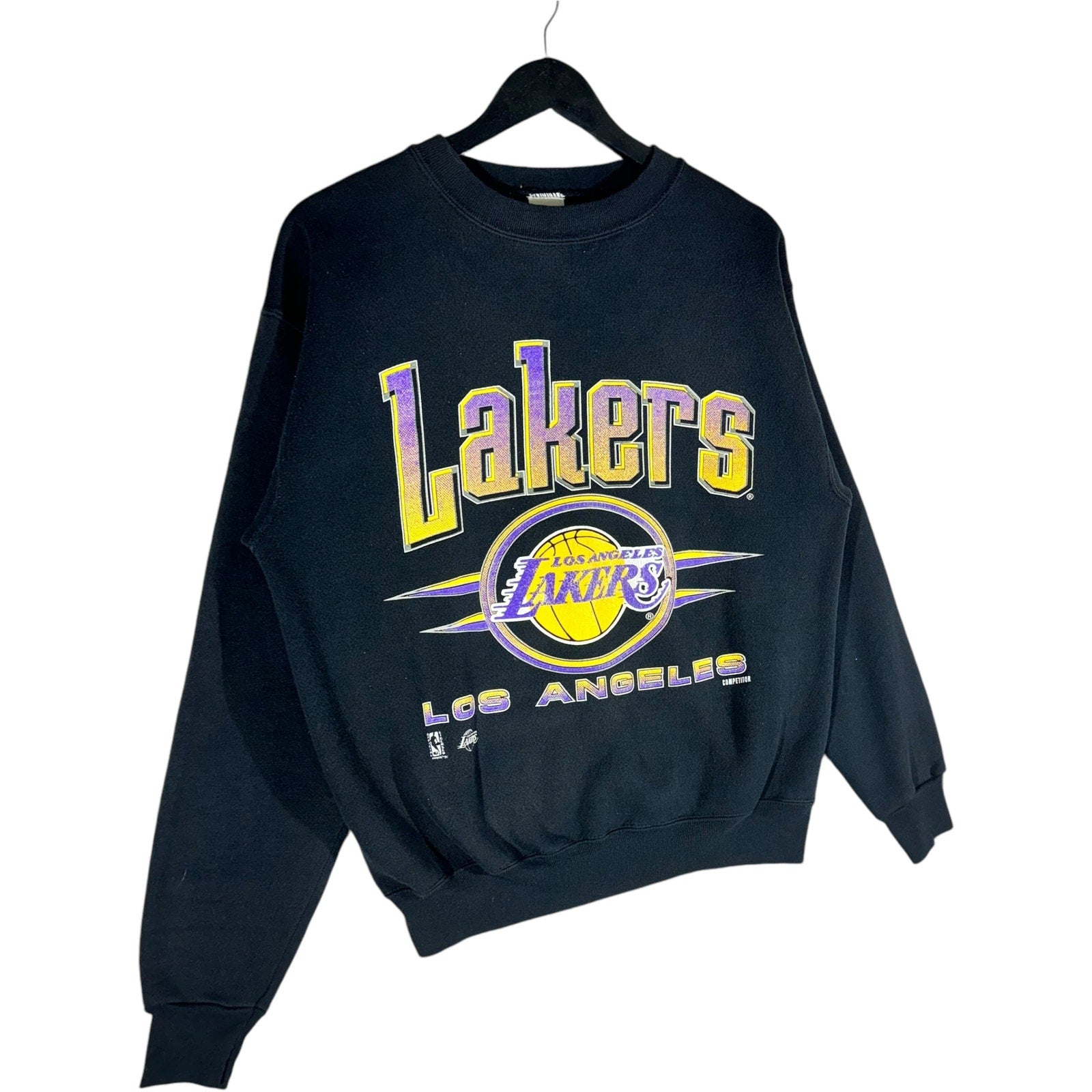 Vintage Los Angeles Lakers NBA Spellout Crewneck 90's