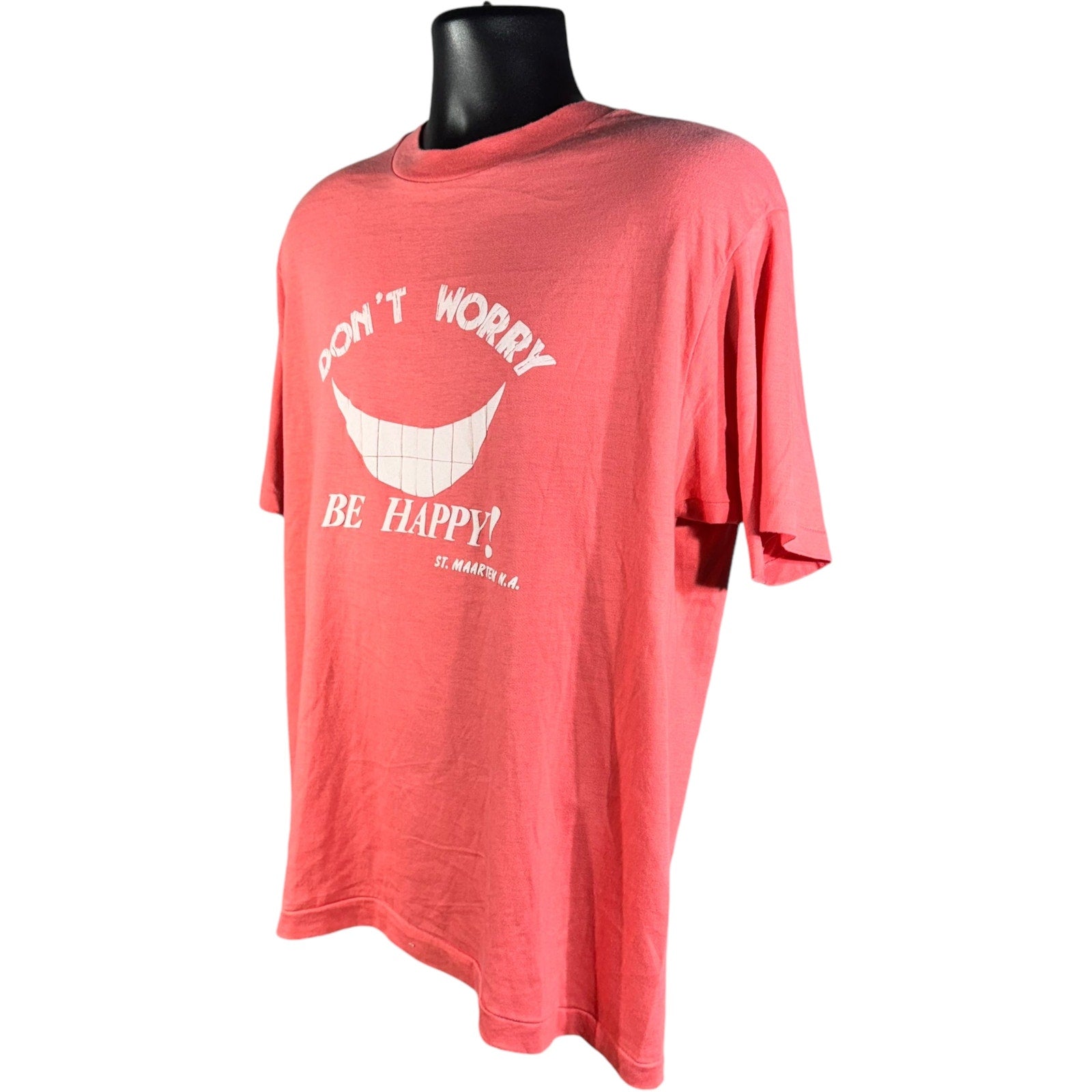 Vintage Don't Worry Be Happy Tee