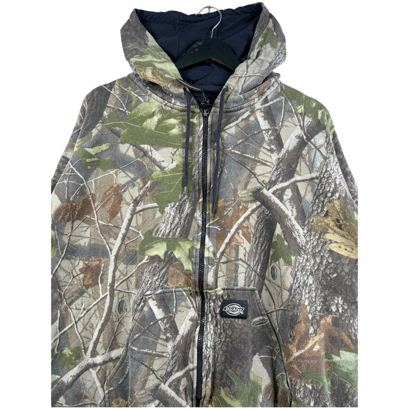Vintage Dickies Realtree Camo Full Zip Jacket Hoodie