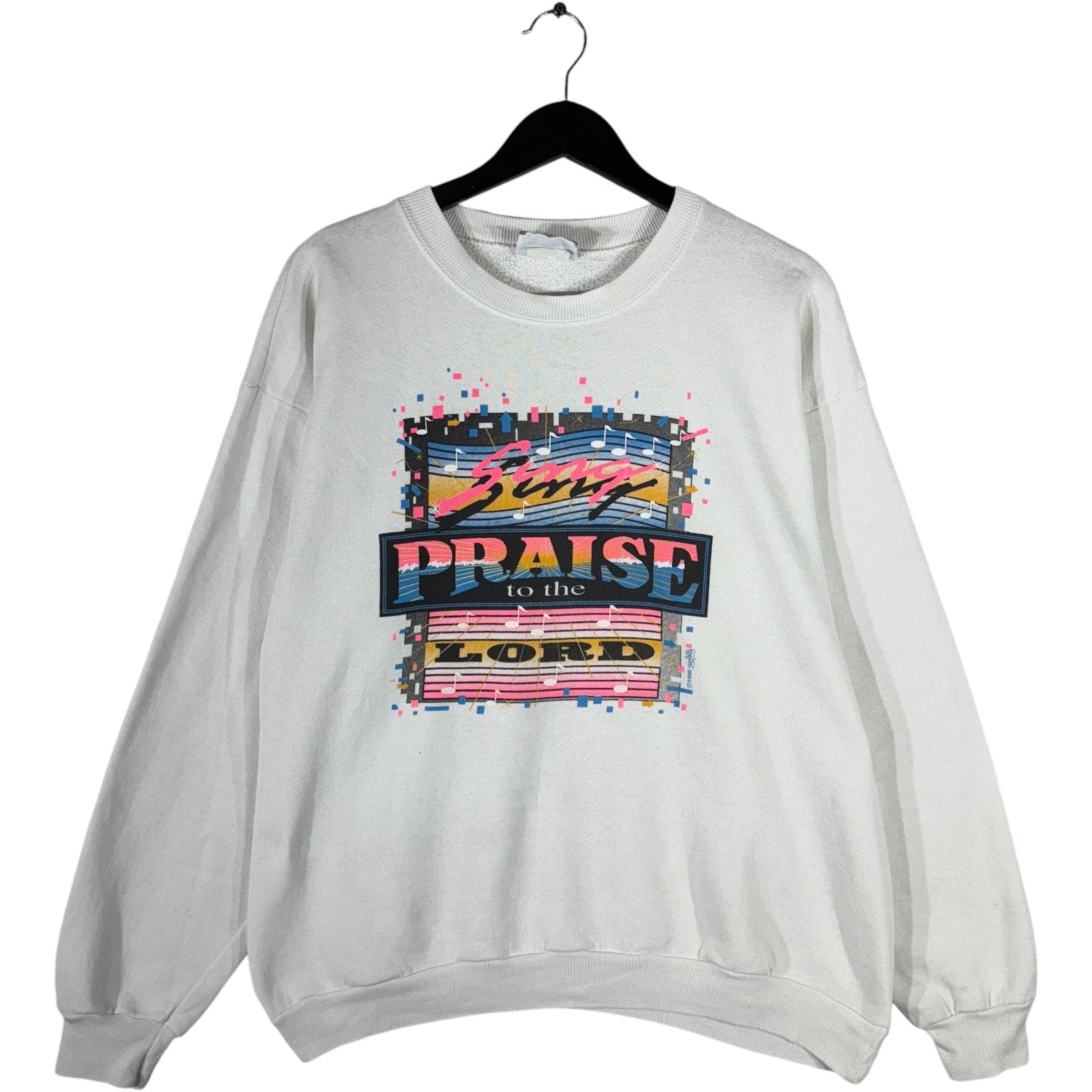 Vintage "Praise To The Lord" Religious Crewneck