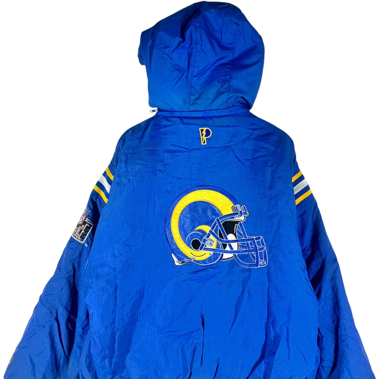 Vintage Pro Player St. Louis Rams Reversible Puffer Jacket