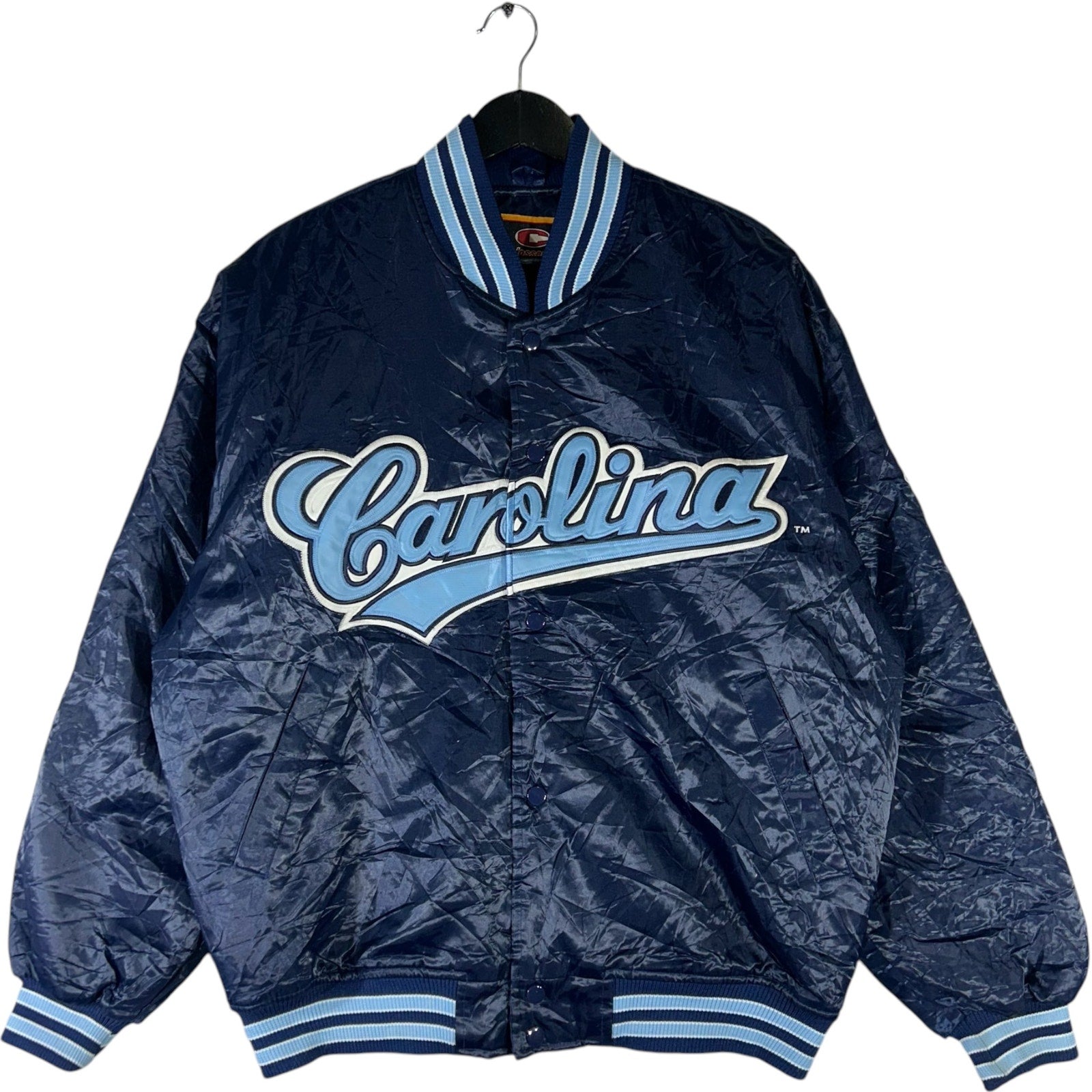 Vintage University of North Carolina Satin Bomber Jacket