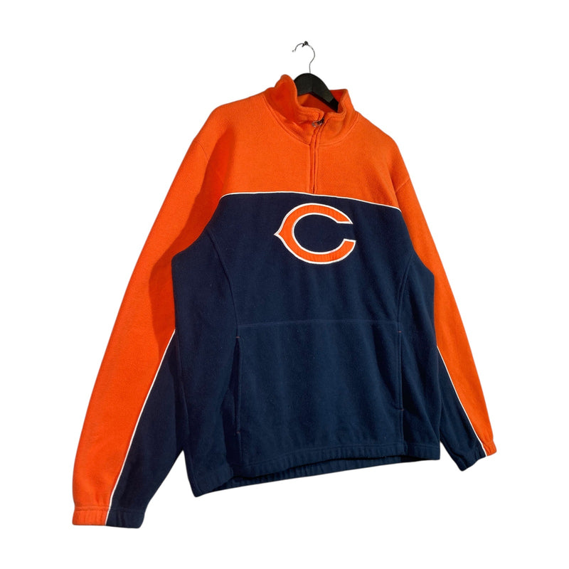Vintage Chicago Bears NFL Fleece Quarter-Zip Sweatshirt