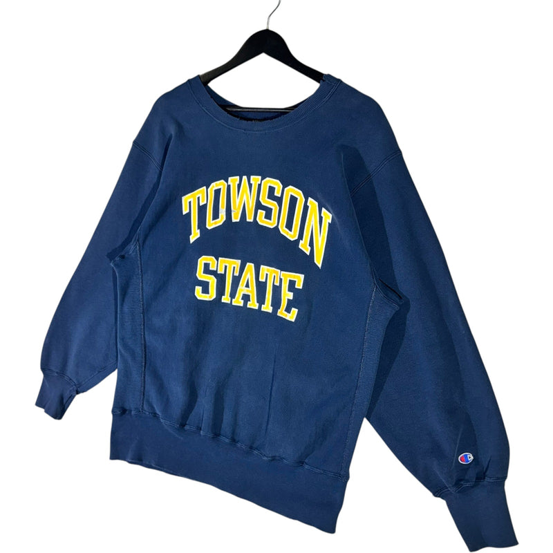 Vintage Towson State University Reverse Weave Crewneck