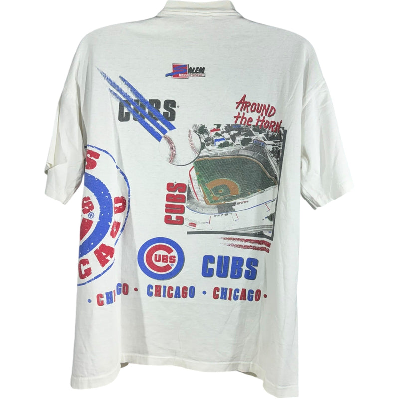 Vintage Chicago Cubs AOP "Around the Horn" Tee