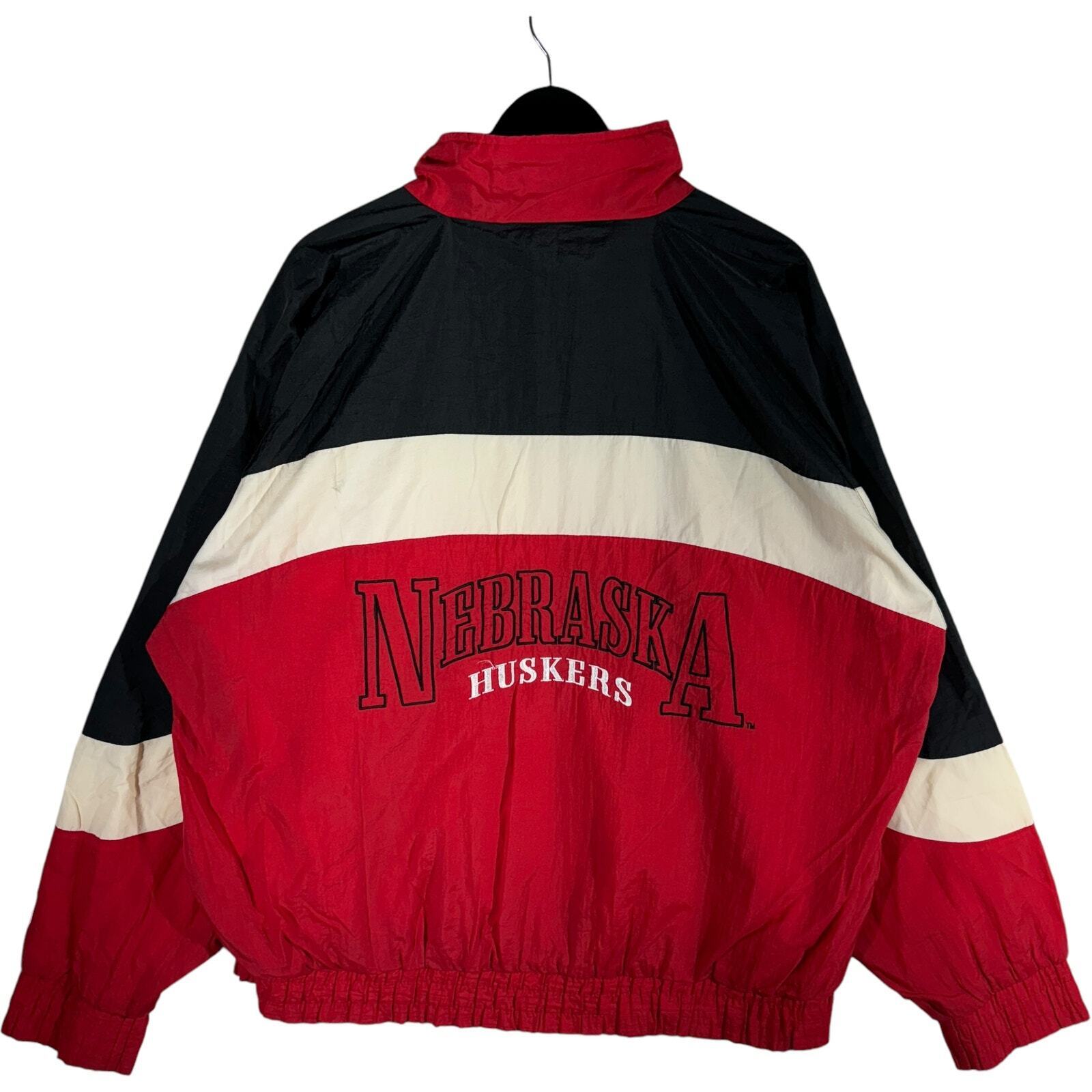 Vintage Nebraska Huskers Full Zip Light Jacket