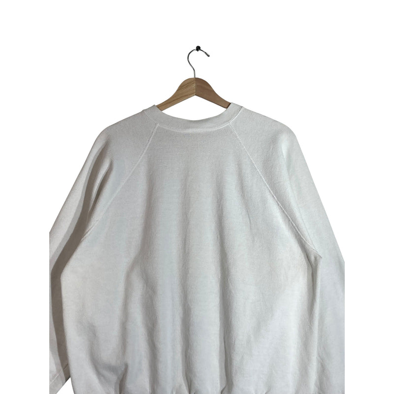 Vintage Snowy Pursuit Snow Owl Crewneck