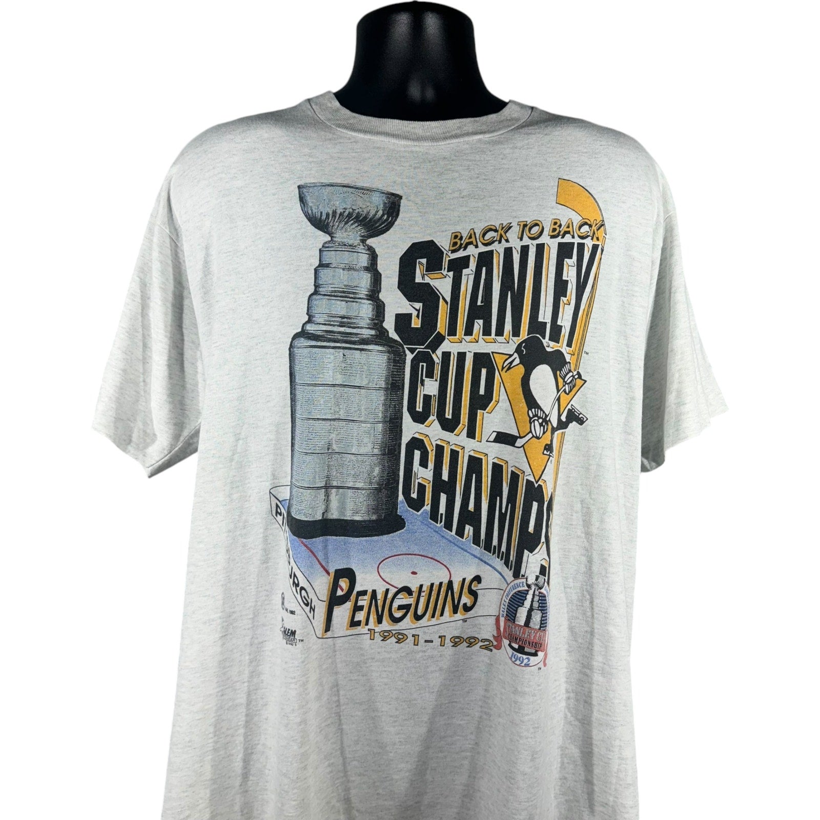 Vintage Pittsburgh Penguins Stanley Cup Champions Tee 90's