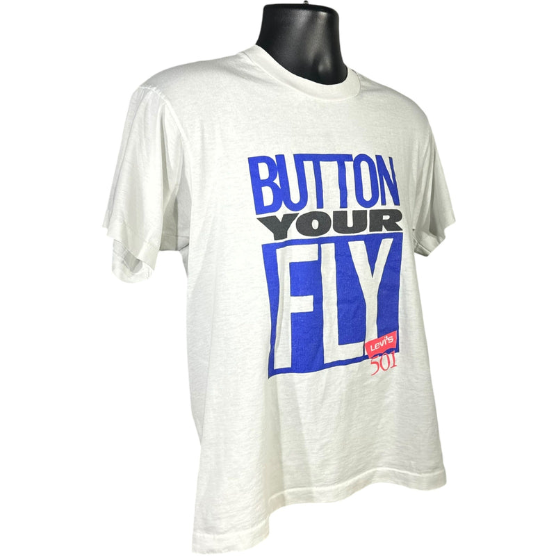 Vintage Levis Button Your Fly Tee