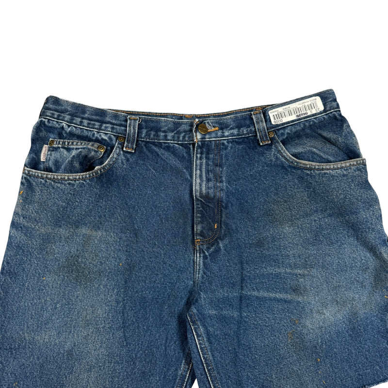 Vintage Carhartt Cut Off Denim Shorts 36