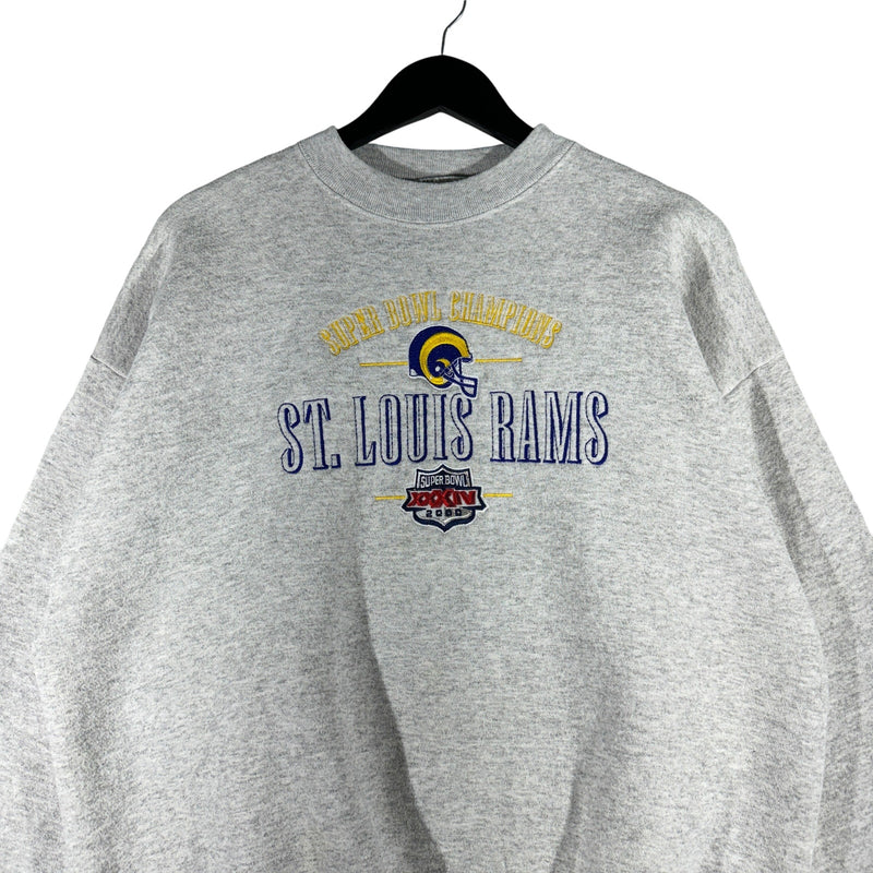 Vintage St. Louis Rams NFL Superbowl XXXIV Champs Crewneck