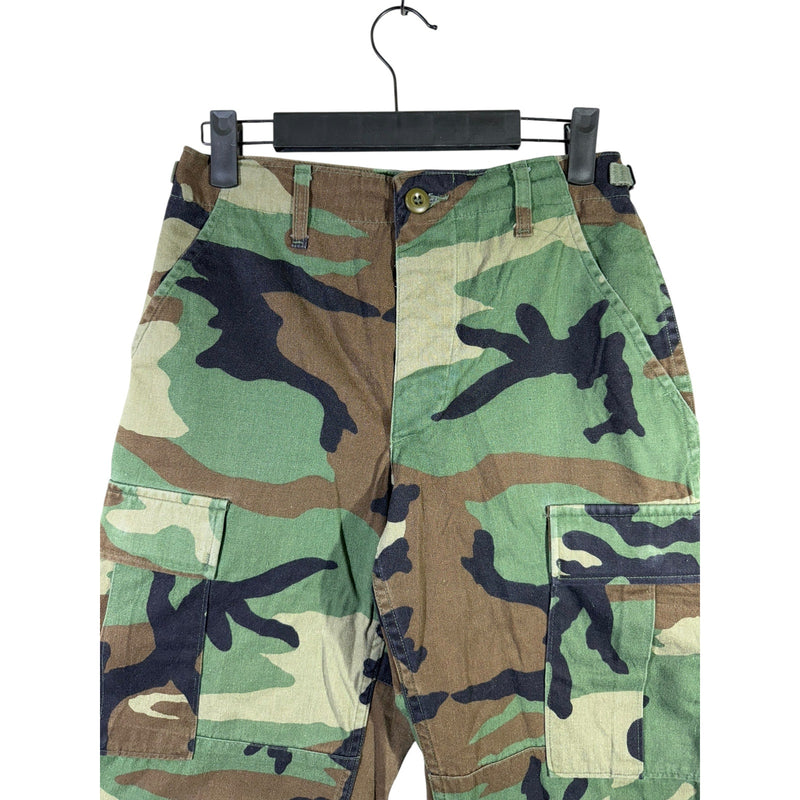 Vintage Cargo Camouflage Utility Shorts
