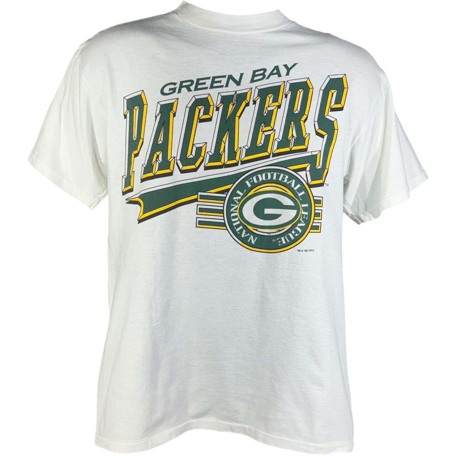 Vintage Green Bay Packers Logo NFL Tee 1997