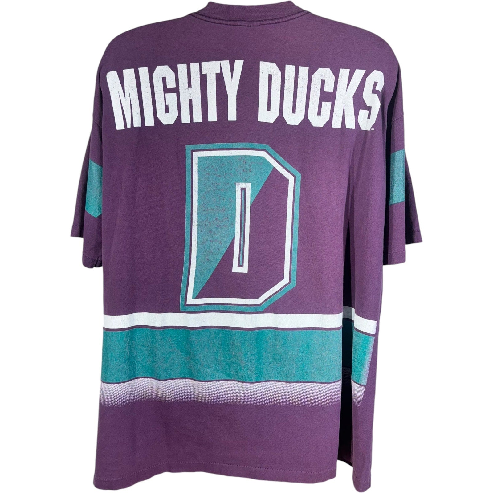 Vintage Salem Sportswear Anaheim Mighty Ducks AOP NHL Tee