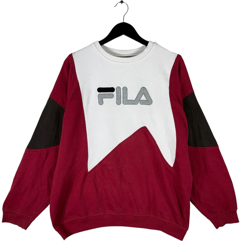 Vintage Fila Cut & Sew Chest Logo Crewneck