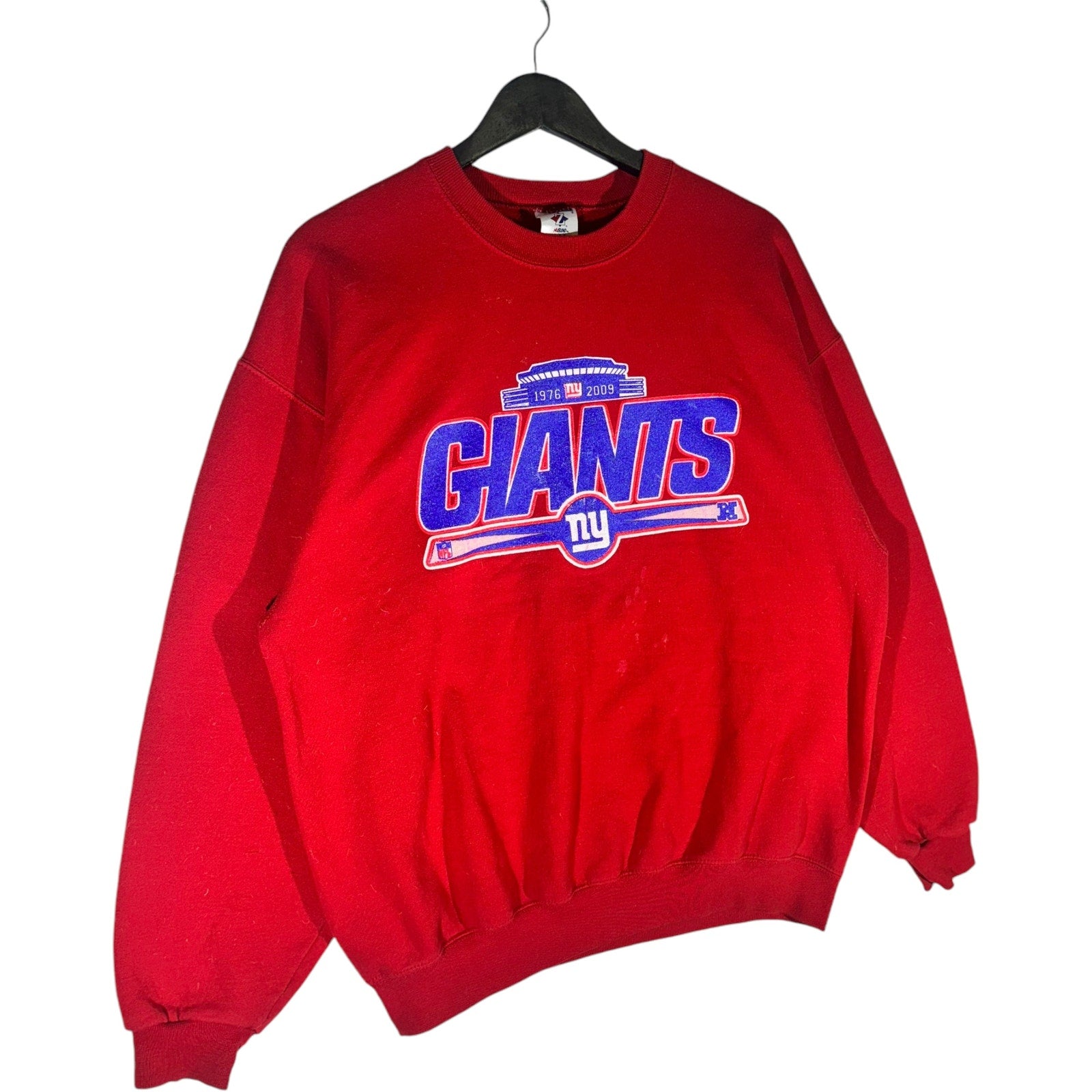 Vintage New York Giants NFL Spellout Crewneck Y2K