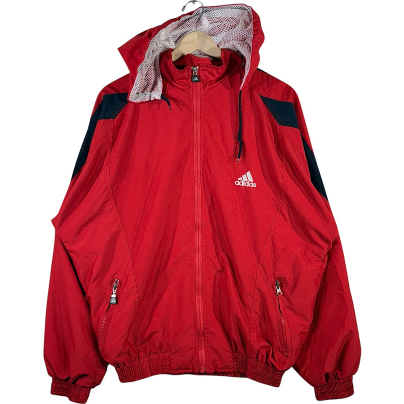Vintage Adidas 3 Stripes Windbreaker