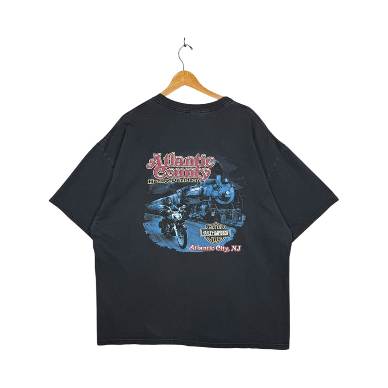 Vintage Harley Davidson Atlantic City Biker T-Shirt