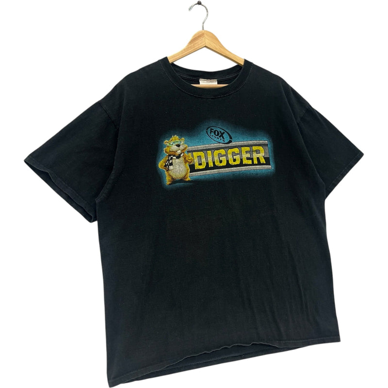 Vintage NASCAR Fox Sports Digger Spellout Tee Extra Large