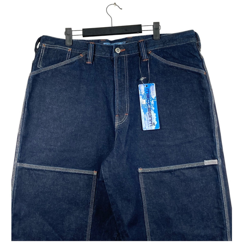 Vintage MECCADNM Dark Wash Denim Shorts 38
