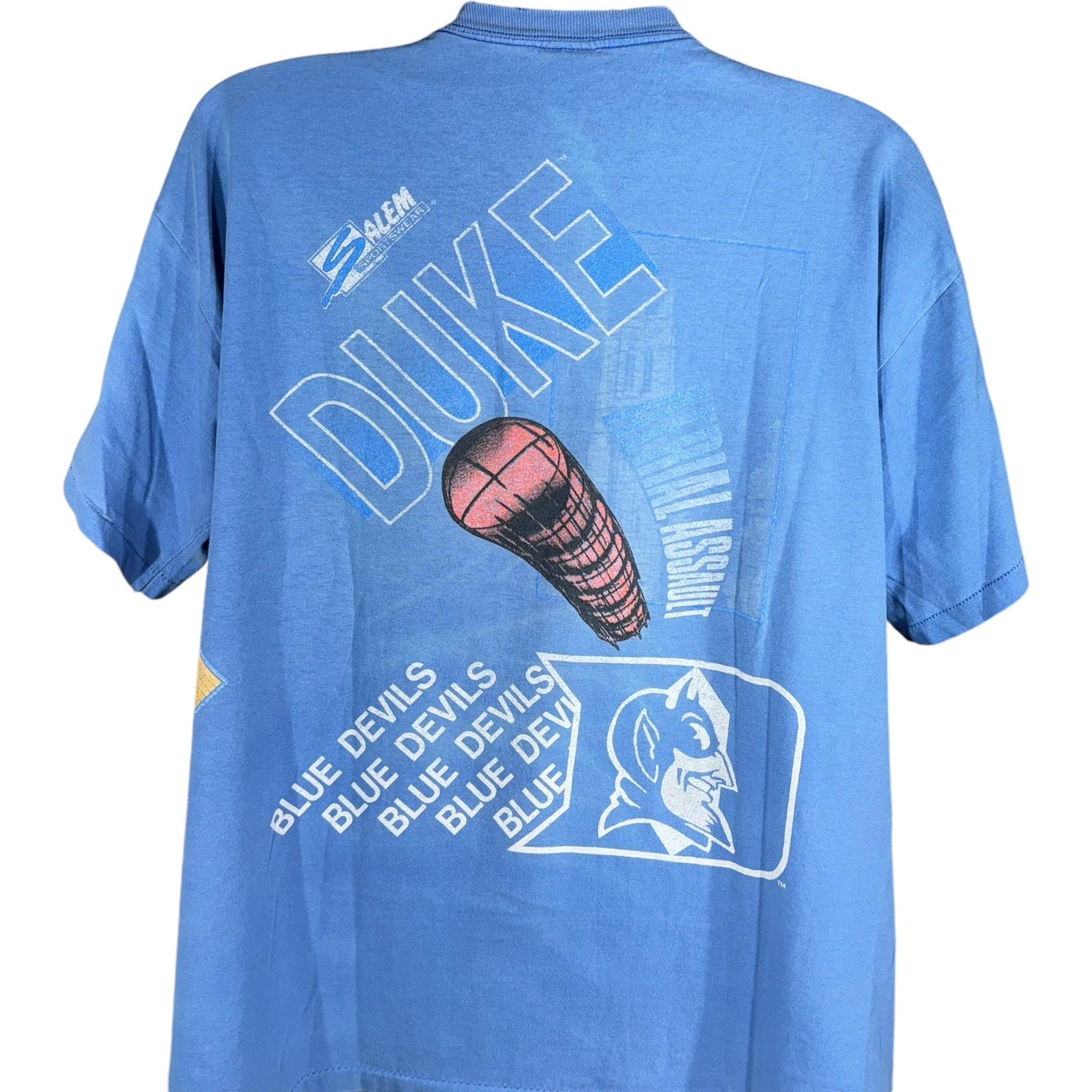 Vintage Duke Blue Devils Basketball AOP Tee 90s