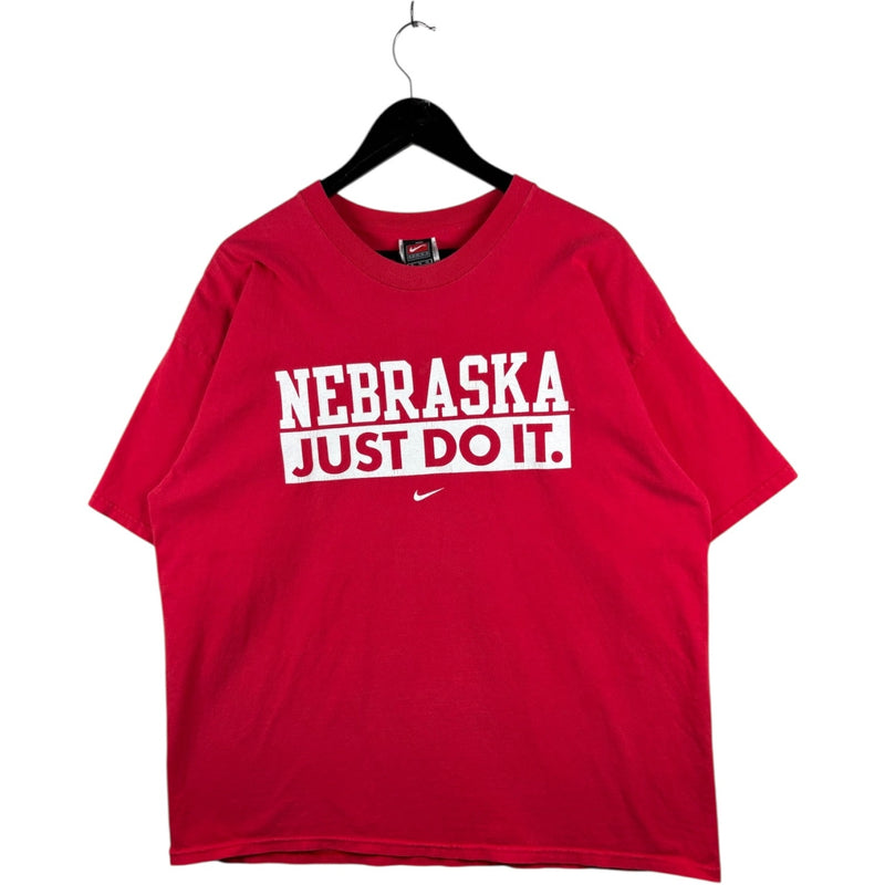 Vintage Nike Just Do It Nebraska University T-Shirt