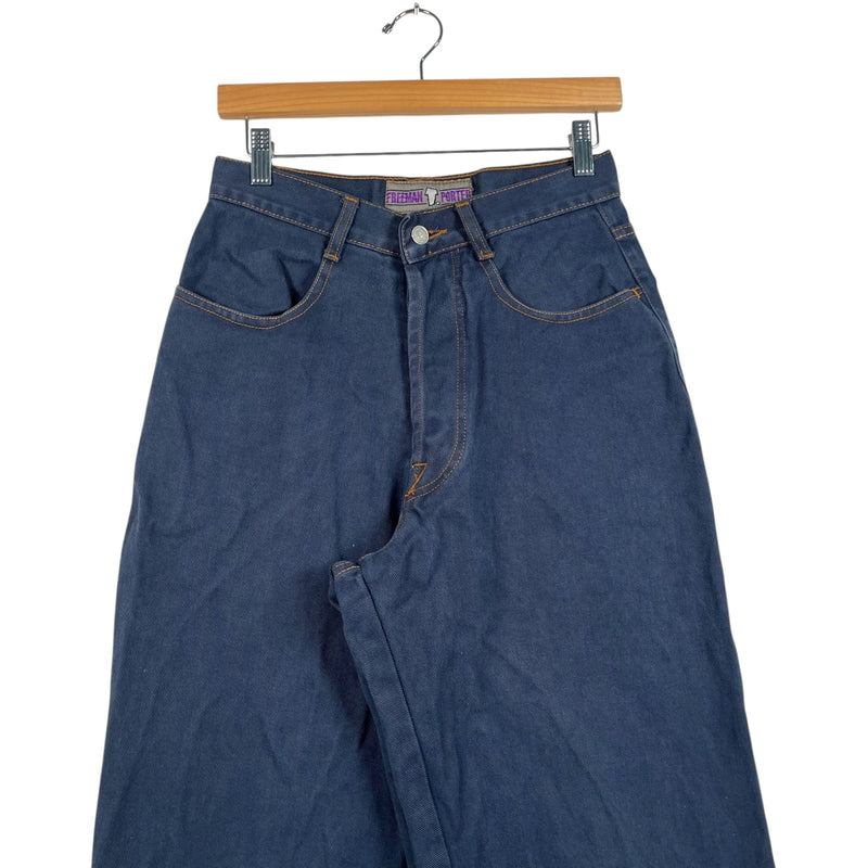 Vintage Freeman T. Porter Wide Leg Denim Jeans 28x28