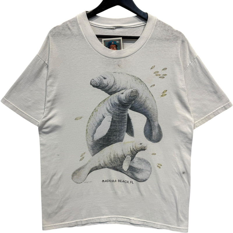 Vintage Madeira Beach Florida Sea Cows Souvenir Tee