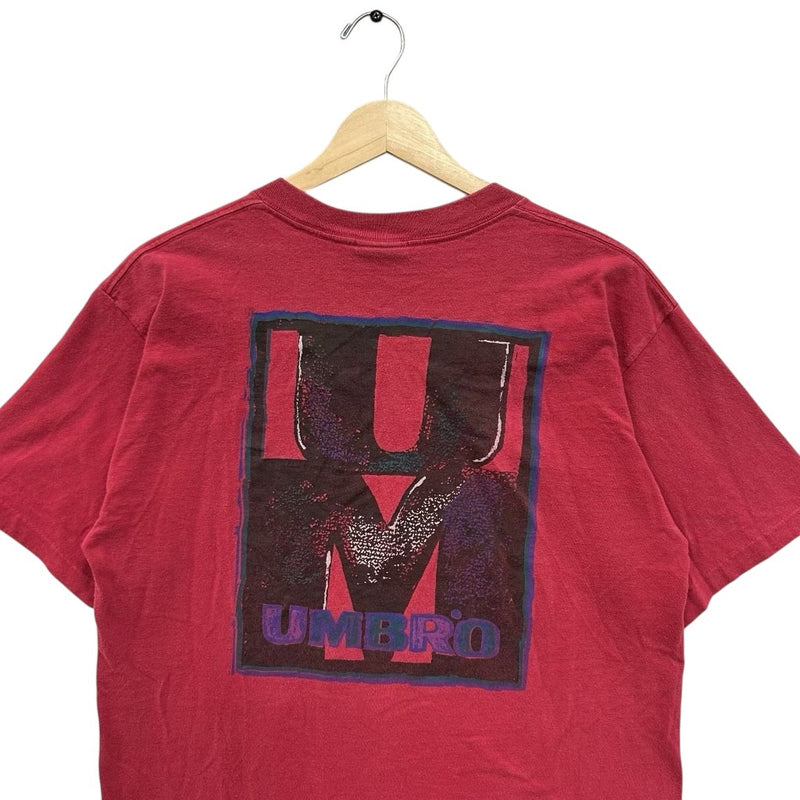 Vintage Umbro Front And Back Logo Tee