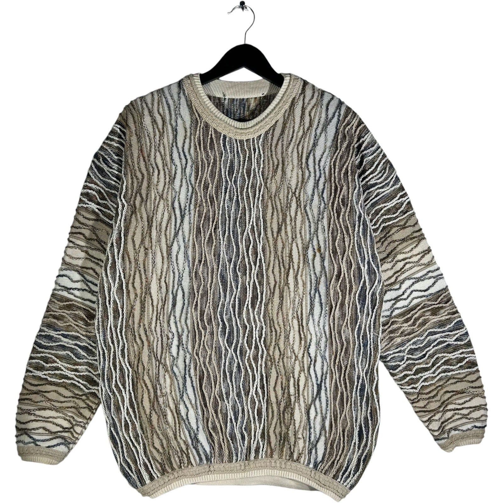 Vintage 3D Knit Sweater