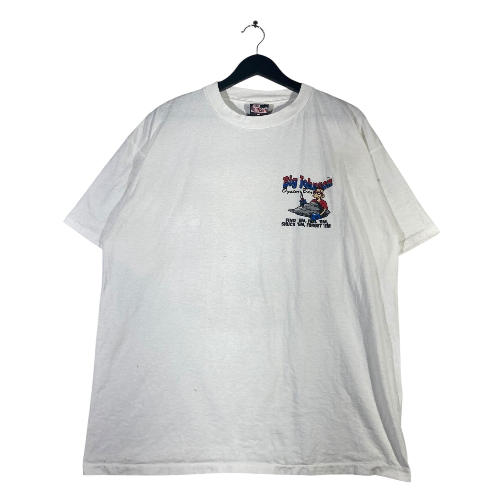 Vintage Big Johnson Oyster Bar Short Sleeve T-Shirt