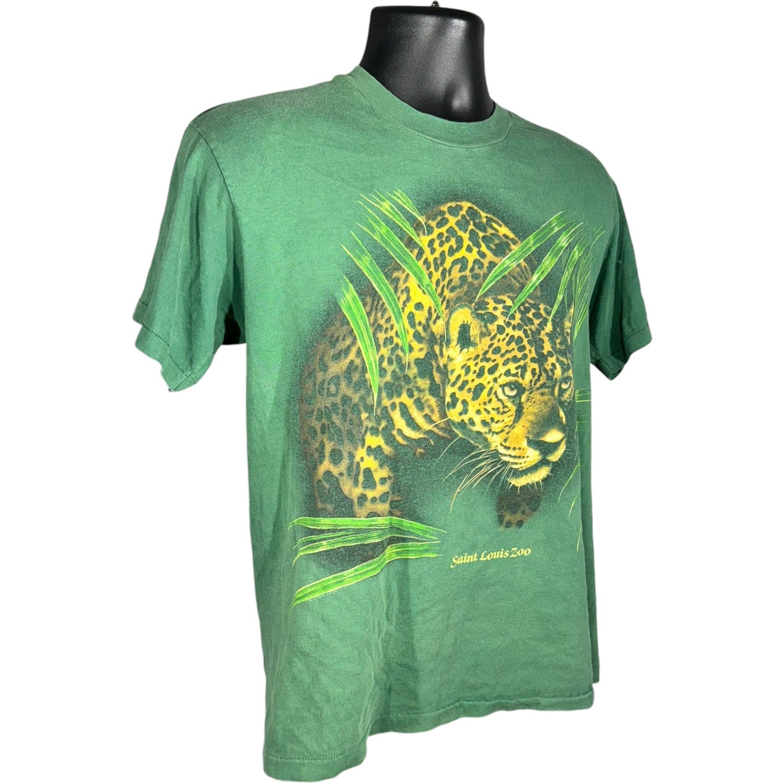 Vintage St. Louis Zoo Leopard Nature Tee 90's