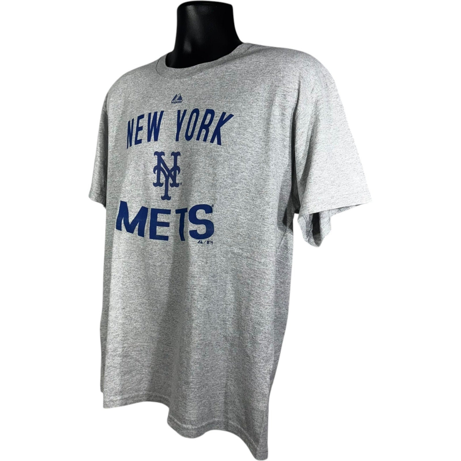 Vintage Majestic New York Mets Spellout Tee 90s