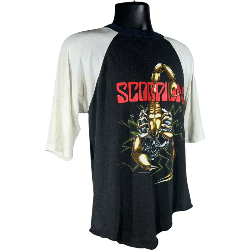 Vintage Scorpions Raglan Tour Tee 1988