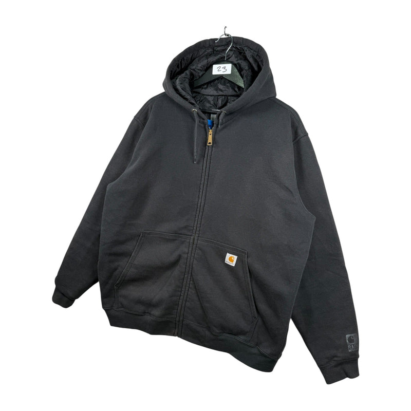 Vintage Carhartt Lined Full Zip Bomber Workwear Jacket