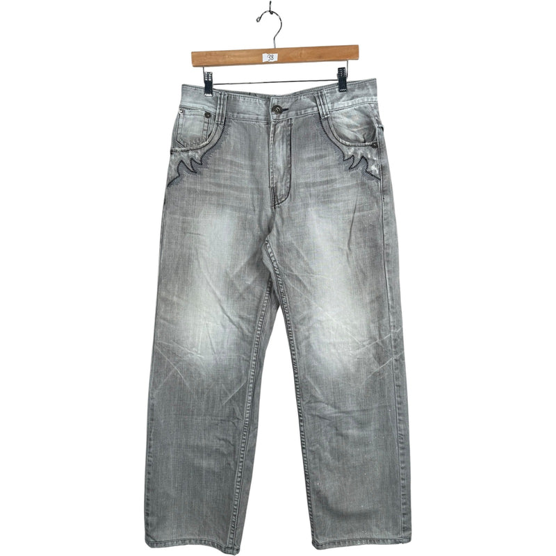 Vintage Straight Leg Denim Jeans 34