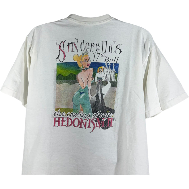 Vintage Hedonism II "Sinderllas 17th Ball" Tee 1998