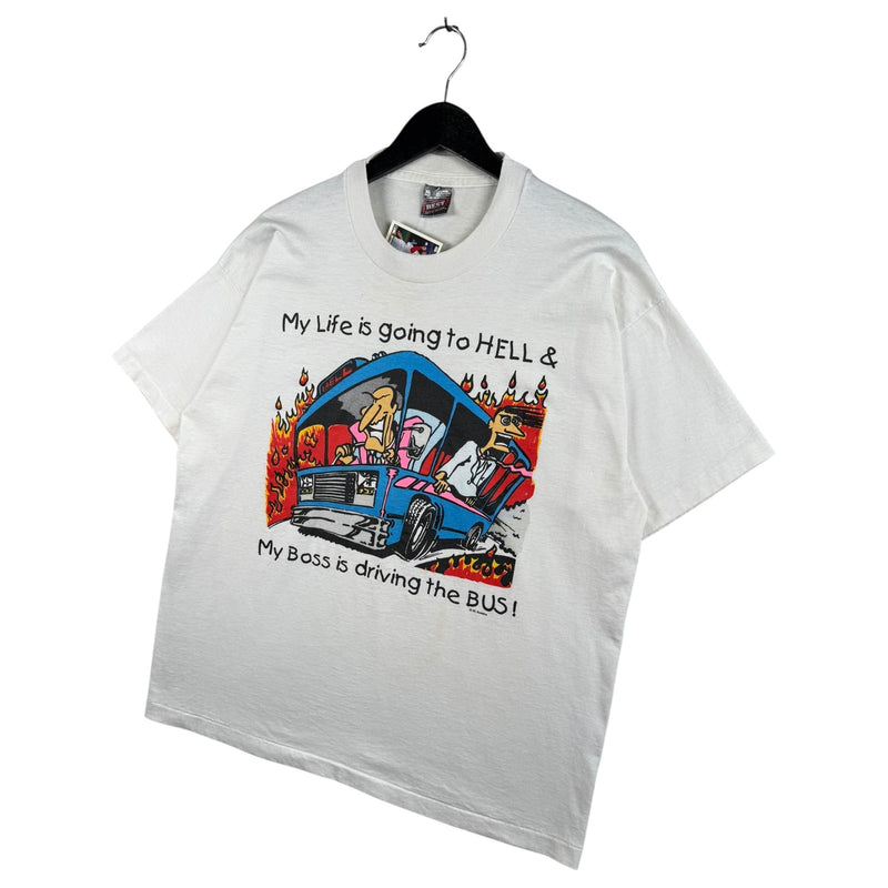 Vintage Graphic Tee My Life Is Going To Hell T-Shirt