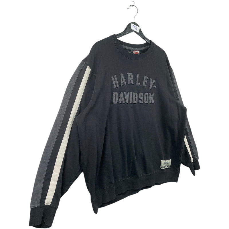 Vintage Harley Davidson Striped Crewneck XL