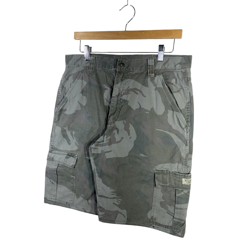 Vintage Wrangler Camouflage Cargo Shorts 32