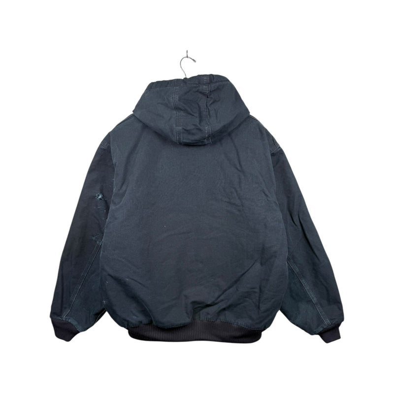 Vintage Carhartt Distressed Full Zip Hoodie