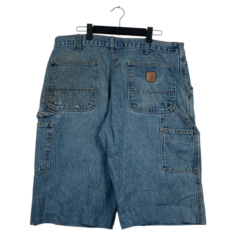 Vintage Carhartt Cutt Off Denim Carpenter Shorts 36