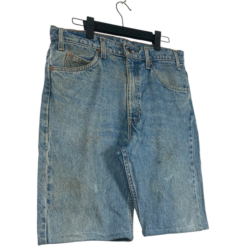 Vintage Levi's 505 Orange Tab Denim Shorts 33