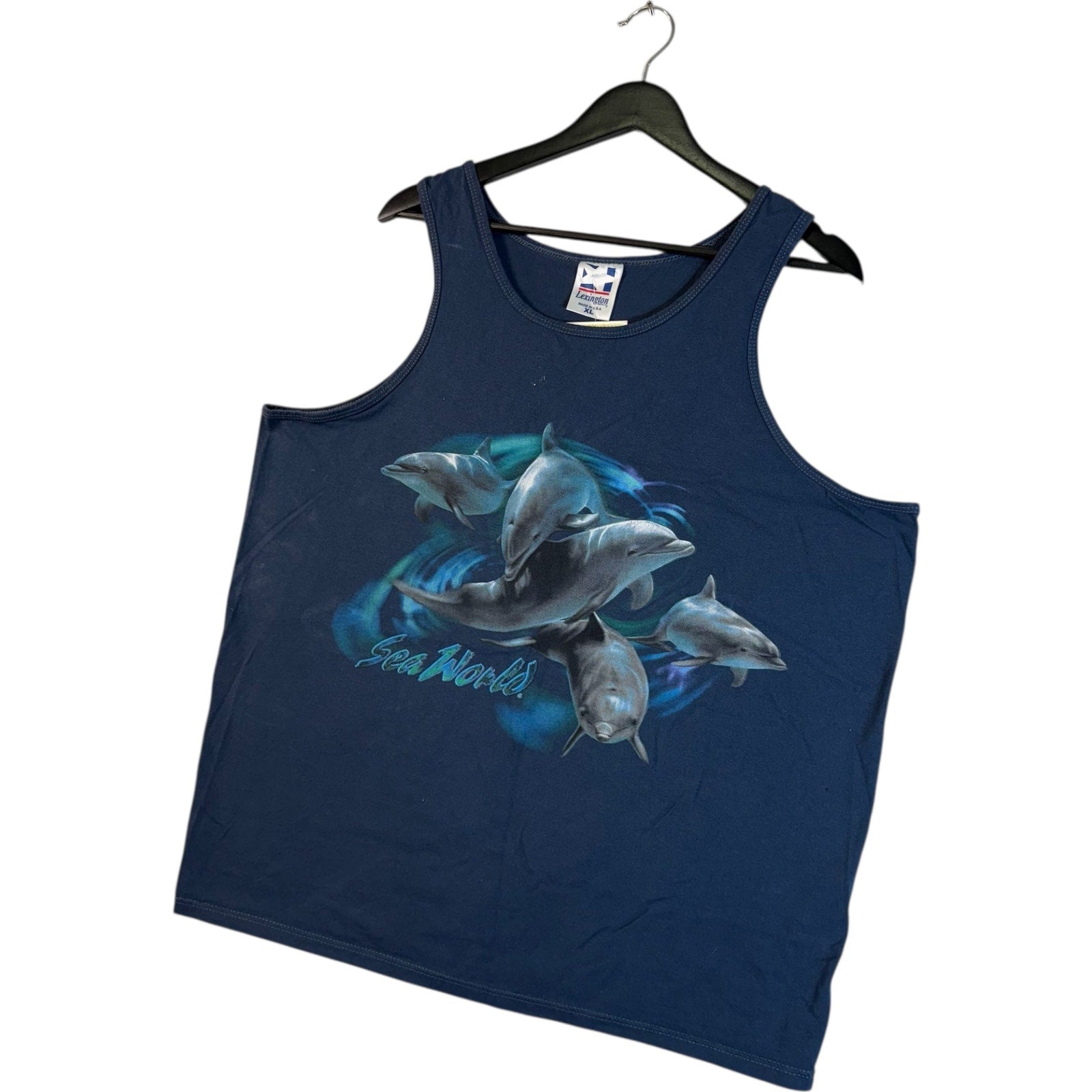 Vintage Sea World Dolphins Tank Top