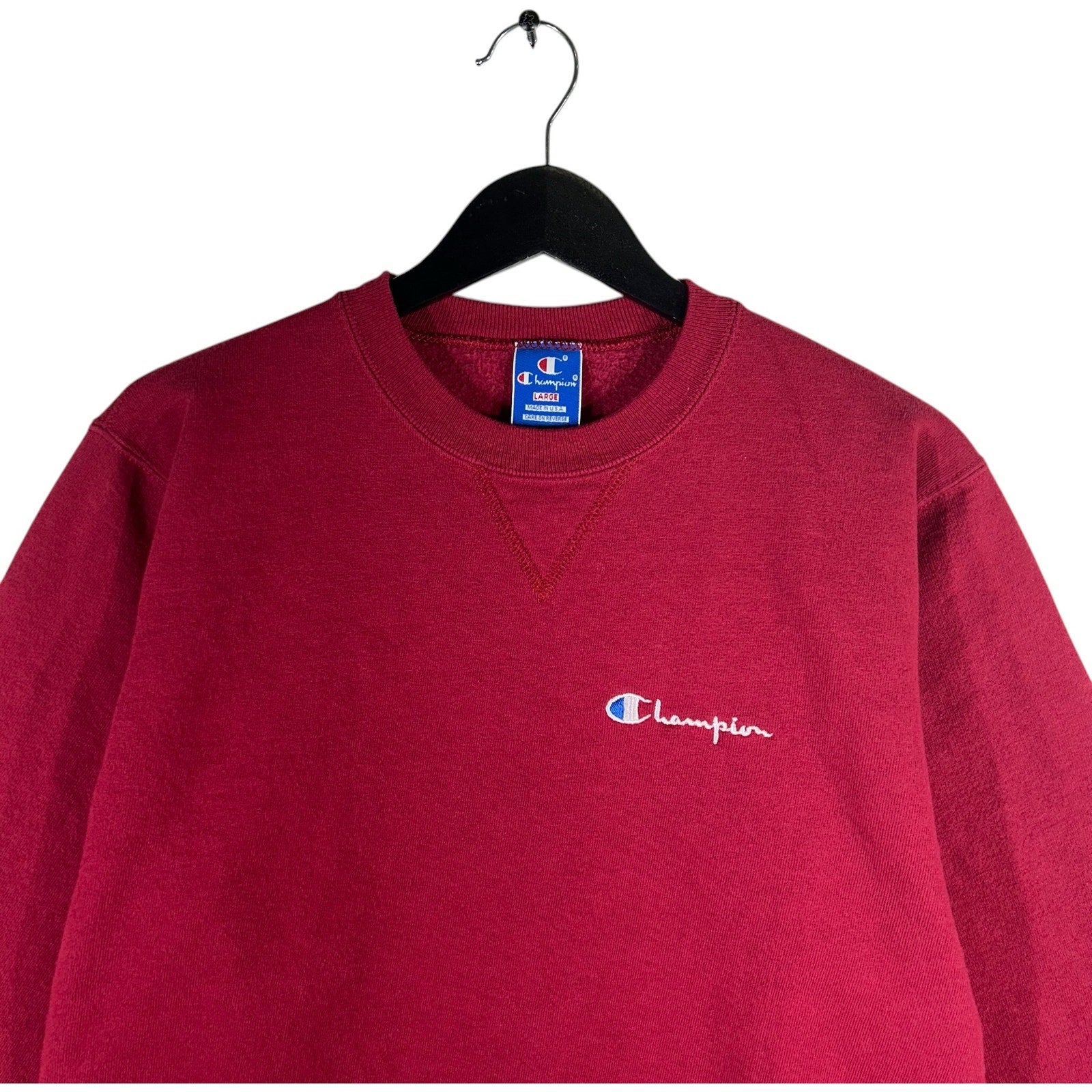 Vintage Champion Spellout Logo Crewneck 90s